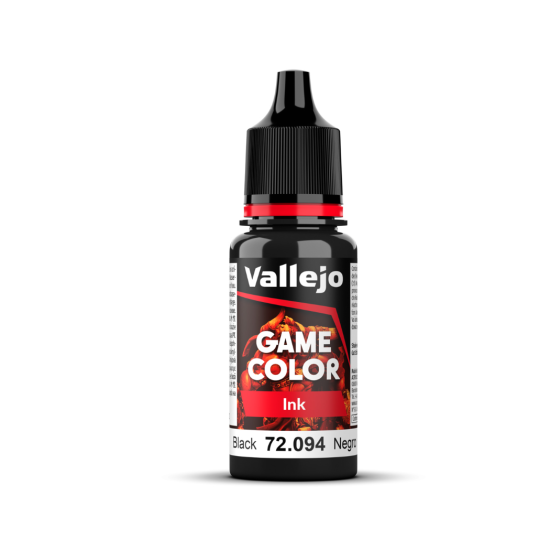 Vallejo Game Color 72.094 Black Ink, 18 ml
